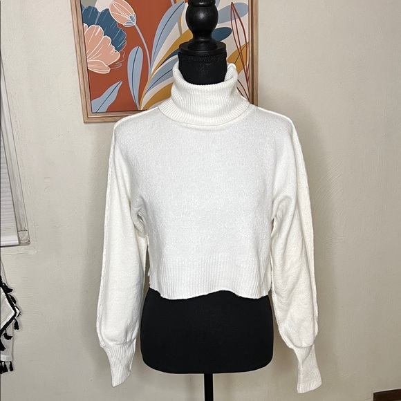 Urban Outfitters Sweaters - Urban Outfitters Finley Cropped Turtleneck Sweater Size XS